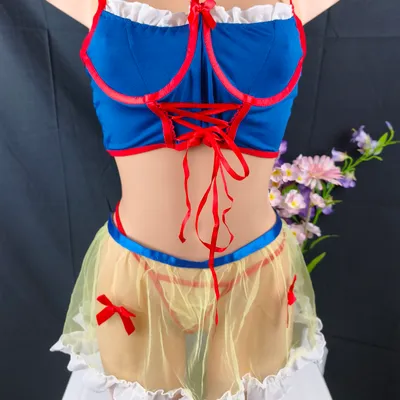 Tenue sexy 4 pièces original, inspiration conte de fée revisité / Taille L 40-42